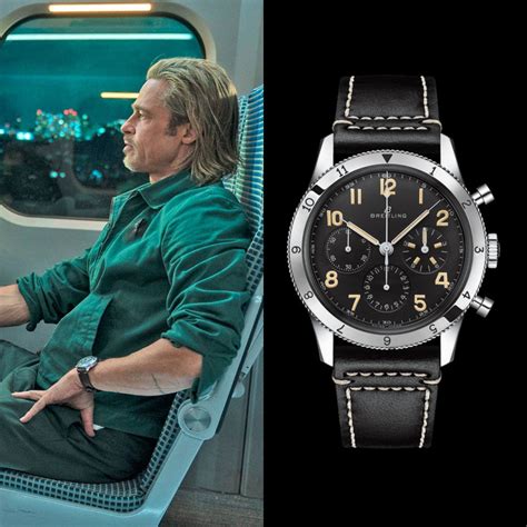 brad pitt breitling watches|Brad Pitt bracelet bullet train.